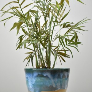 Blue Turquoise Flowerpot - Image 1