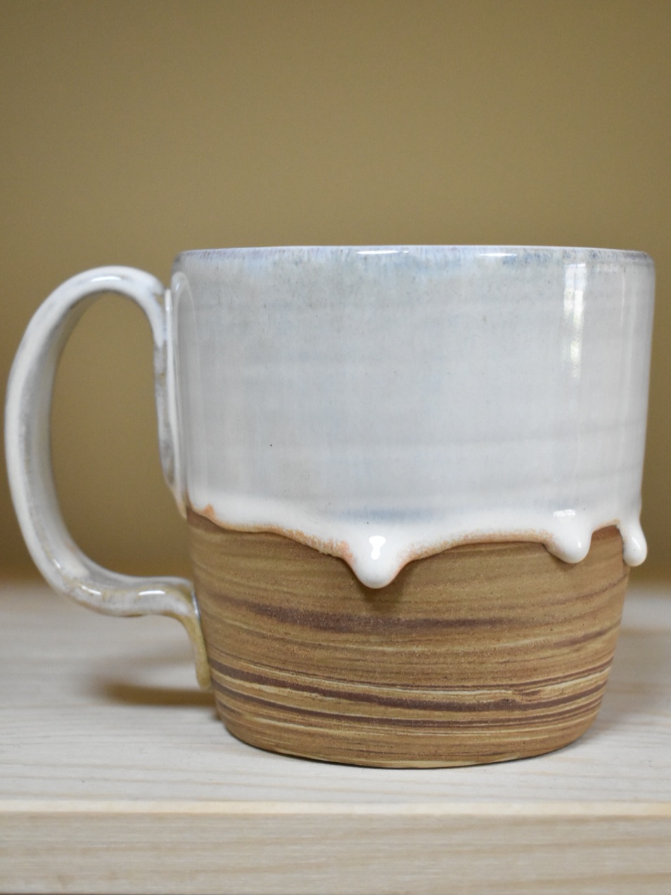 Not wood - creamy mug - Image 1